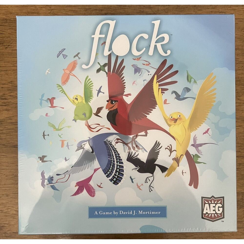 Flock Board Game by David Mortimer 2016 Alderac Entertainment Group, New